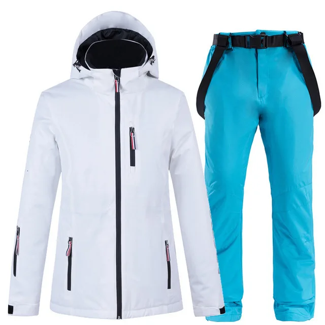 Новые женские лыжные костюмы мужские ветрозащитные водонепроницаемые дышащие теплые куртки для сноуборда брюки высокое качество зимняя Лыжная куртка для женщин - Цвет: 9