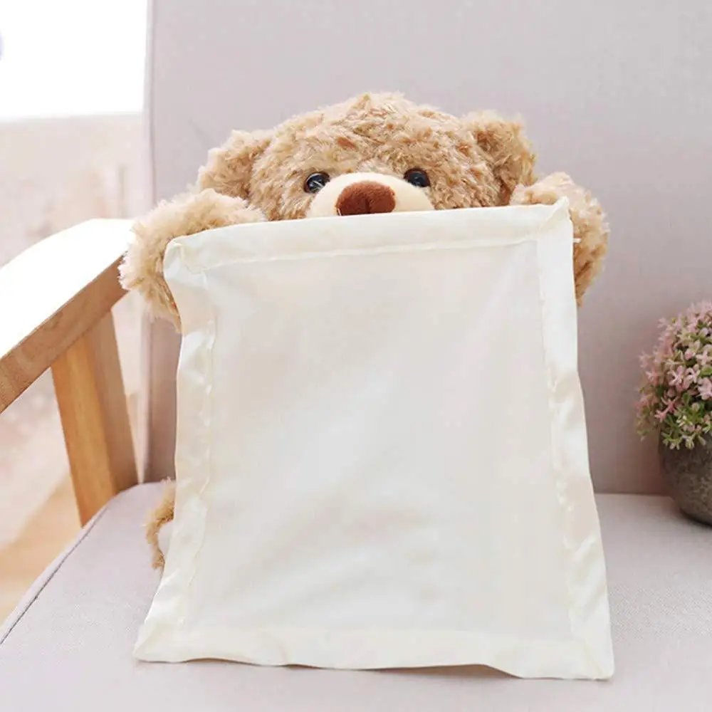 Bear English 30 см электрическая музыка уши хлопает мягкая собака плюшевая игрушка чучело животное с ребенком музыка поет игрушки для детей ребенок Рождественский подарок - Цвет: Bear English