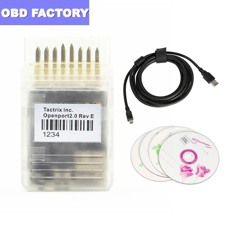 Tactrix Openport 2 0 с полным комплектом SW J2534 для Toyota/Jaguar/LandRover/Mitsubishi ECU Тюнинг|Анализатор