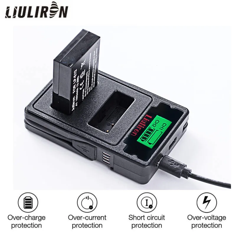 2x7,4 v 1800mah LP-E12 LPE12 LP E12 Аккумулятор для камеры Canon M 100D Kiss X7 Rebel SL1 EOS M10 EOS M50 аксессуары для DSLR камеры