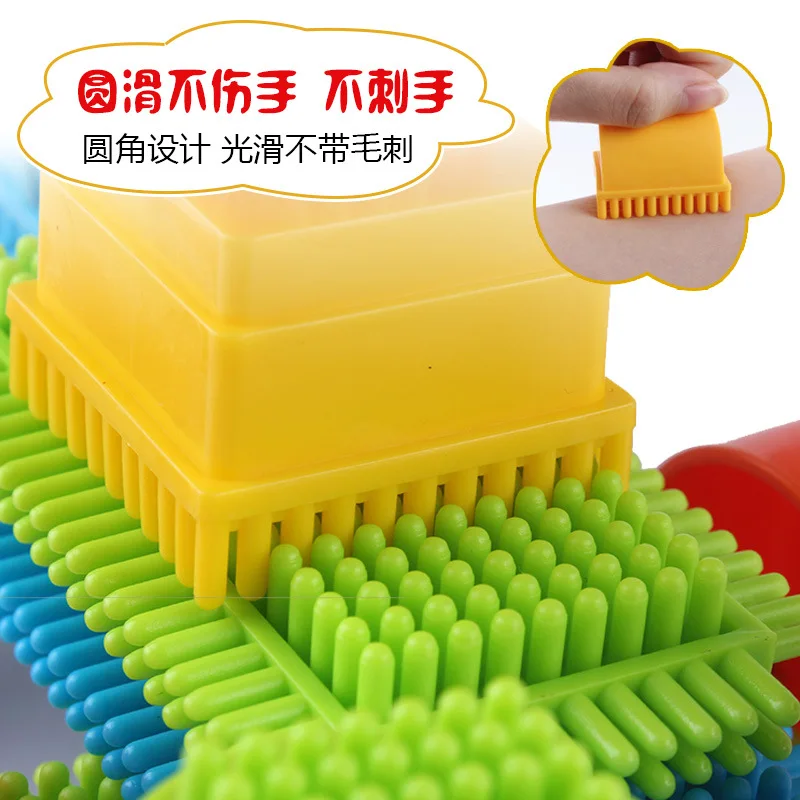 

Comb Hedgehog Mane Compatible Tiger Toy Educational Assembled Fight Inserted Mane Building Blocks Large Particles Early Educatio