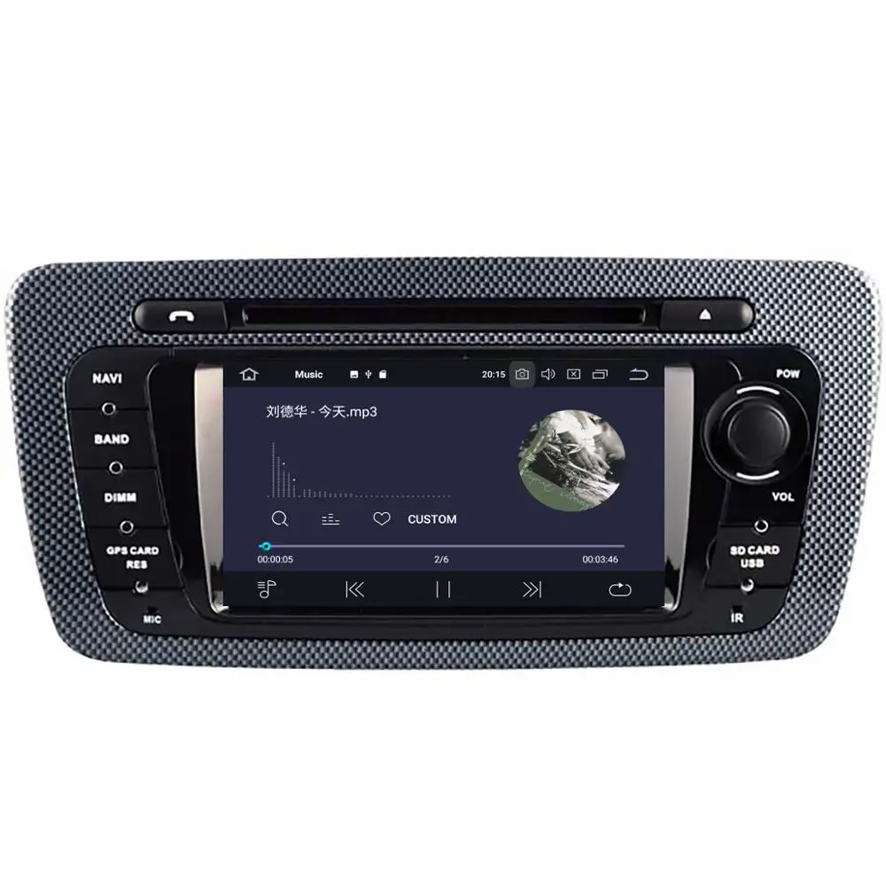 PX6 4G+ 64G Android 9,0 автомобильный мультимедийный плеер gps карта для Seat Ibiza 2009-2013 радио Rudio Видео Стерео DVD плеер головное устройство wifi