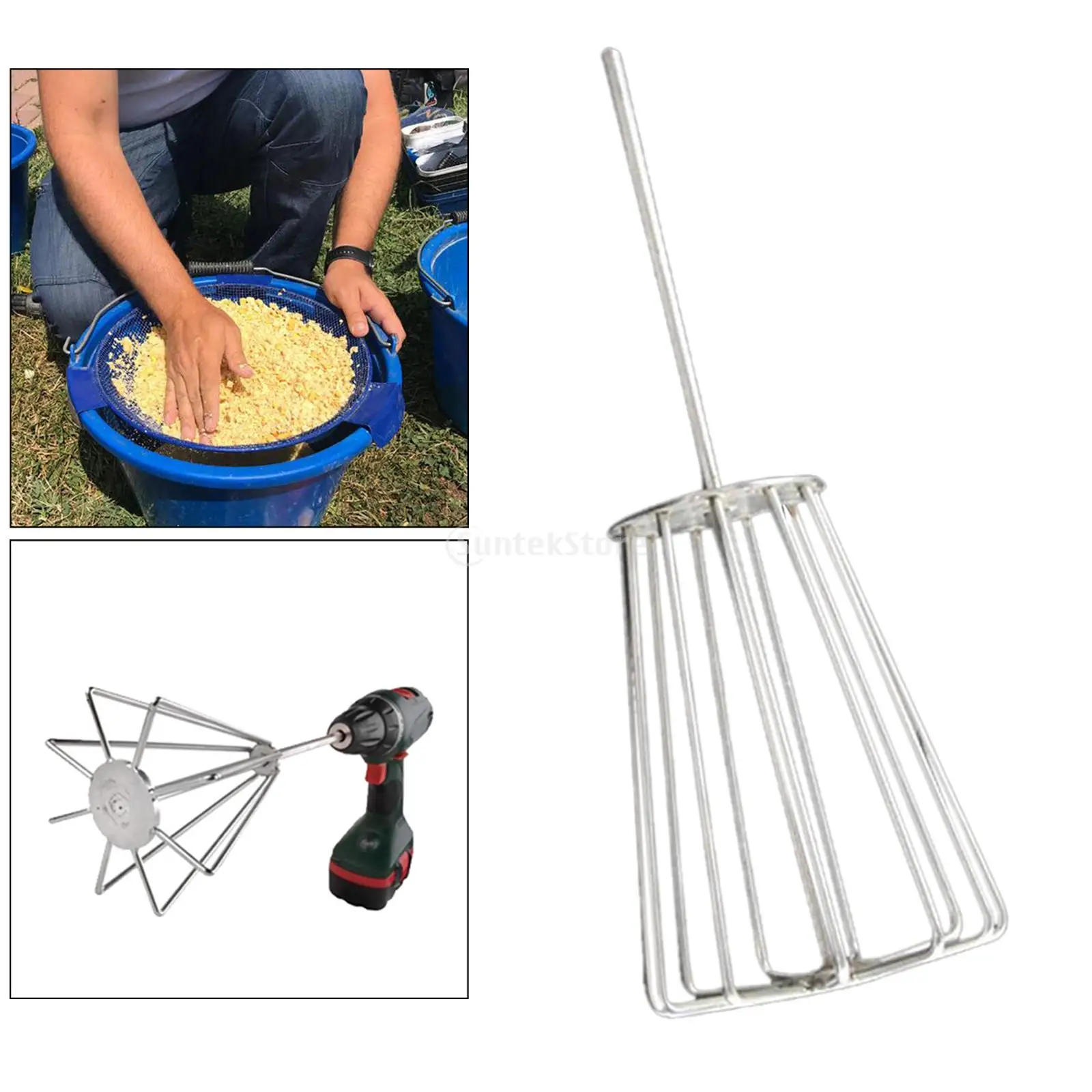 Ground Bait Mixer, Stainless Steel Bait Mixer Fishing 11 Knives - View #7