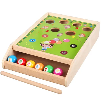 

Family Boys and Girls Early To Teach Puzzle Mini Table Small Billiards and 2-6 Years Old Kids Entertainment Play Sports
