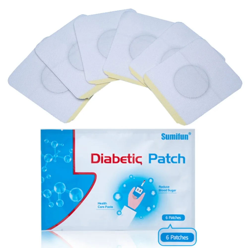 48 Pcs/8 Bags Diabetic Patch Stabilizes Blood Sugar Balance Glucose Content Natural Herbs Diabetes #272746 |