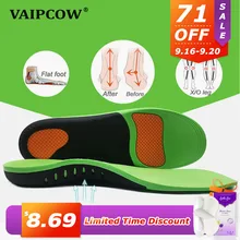 VAIPCOW High Quality EVA Orthotic Insole For Flat Feet Arch Support Orthopedic Shoes Sole Insoles For Men And Women Shoe Pads VAIPCOW High Quality EVA Orthotic Insole For Flat Feet Arch Support Orthopedic Shoes Sole Insoles For Men And Women Shoe Pads