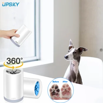 

UPSKY Dog Paw Cleaner Cup Pet Grooming Brush Prevent Water Splashing Portable Soft Silicone Quickly Washer For Dog And Cat Foot
