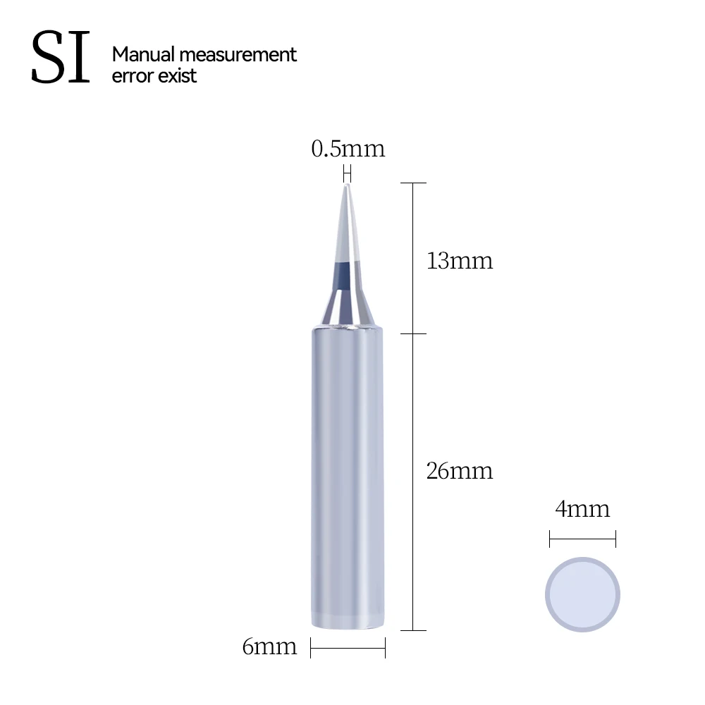 900M-T Soldering Iron Black Tips Repalcement for Soldering Iron Station Handle 8786D 853AAA 995D+ ect electrode rod