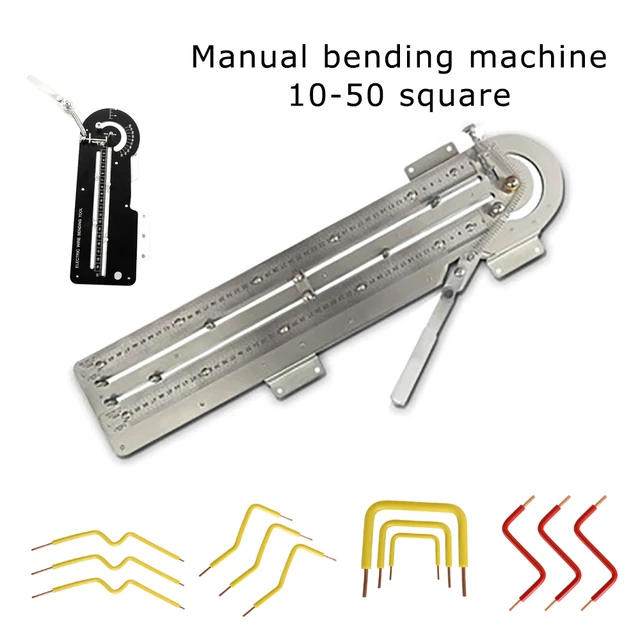 Manual Small Wire And Cable Bending Machine Electric Wire Bending Tool Iron  Wire Copper wire Bender 2.5-25 square - AliExpress