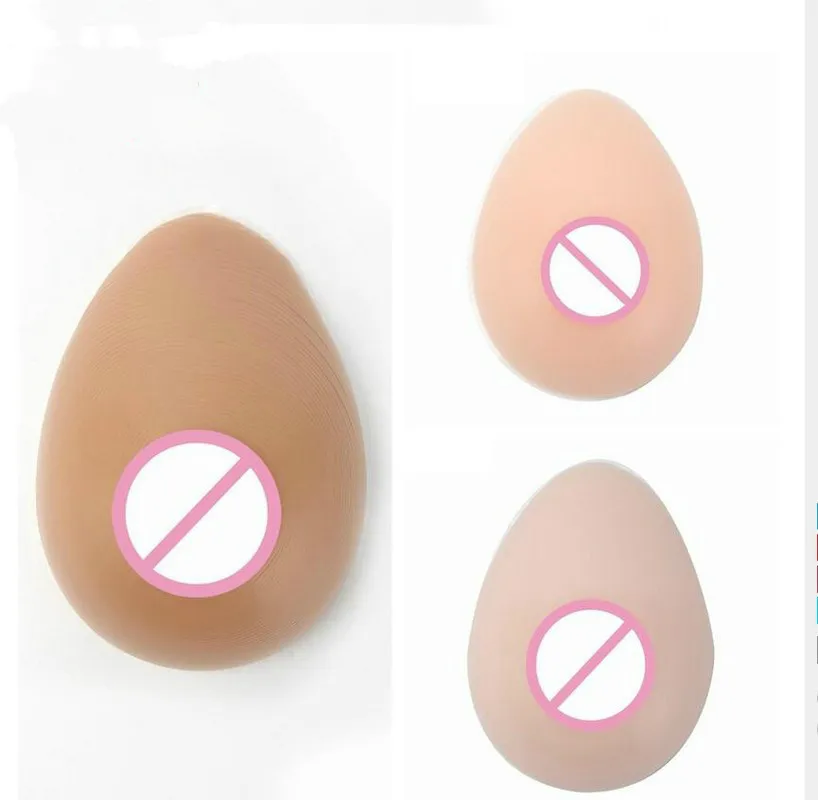 New Artificial Silicone Breast Forms Single False Breast Fake Boobs for Crossdresser Postoperative Drag Queen Mastectomy