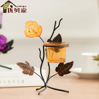 

Vintage Candle Holder Wedding Candle for Tables Nordic Flower Candlestick Soporte Vela Creative Romantic Candlestick FF80C51