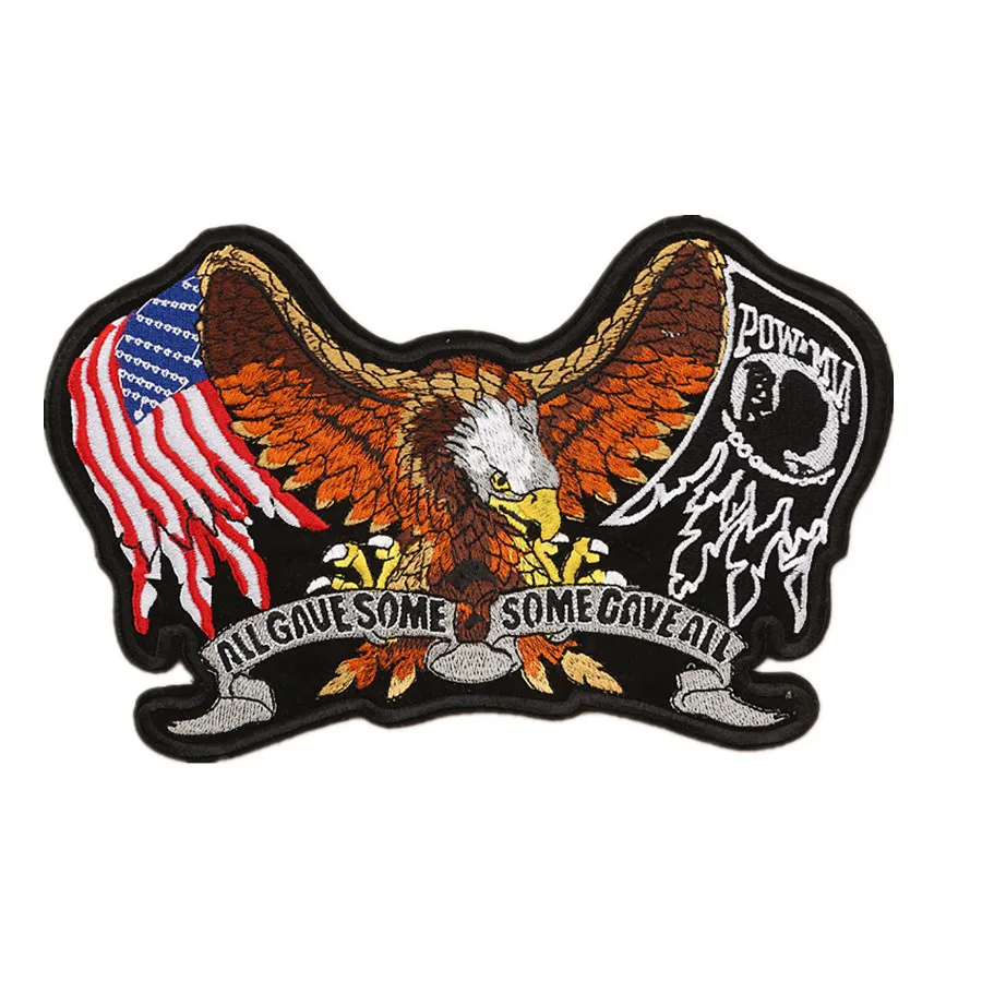 Большой размер американский Орел POW Миа Все Дал Некоторые железа шить на