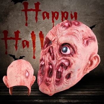 

1PC Halloween Virus Latex Mask Headgear Horror Mask Role Playing Headgear Halloween Cosplay Best Gift for Adult