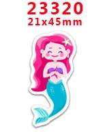 23320 30 шт мультяшный персонаж плоское украшение из смолы PR 23318 - Цвет: 23320