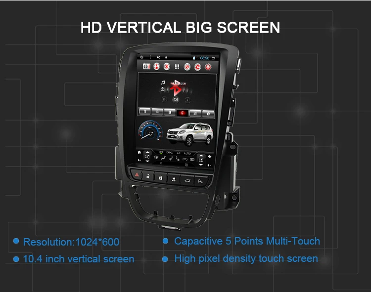 Top Navivox Android 6.0 Vertical screen Car Multimedia Player For Opel Vauxhall Holden ASTRA J / Buick Excelle 2010-2013 Car DVD GPS 2
