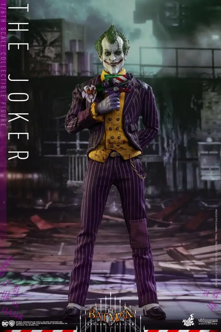 HT HotToys VGM27 1/6 Бэтмен Arkham Asylum Джокер Коллекционная фигурка для фанатов подарок на праздник