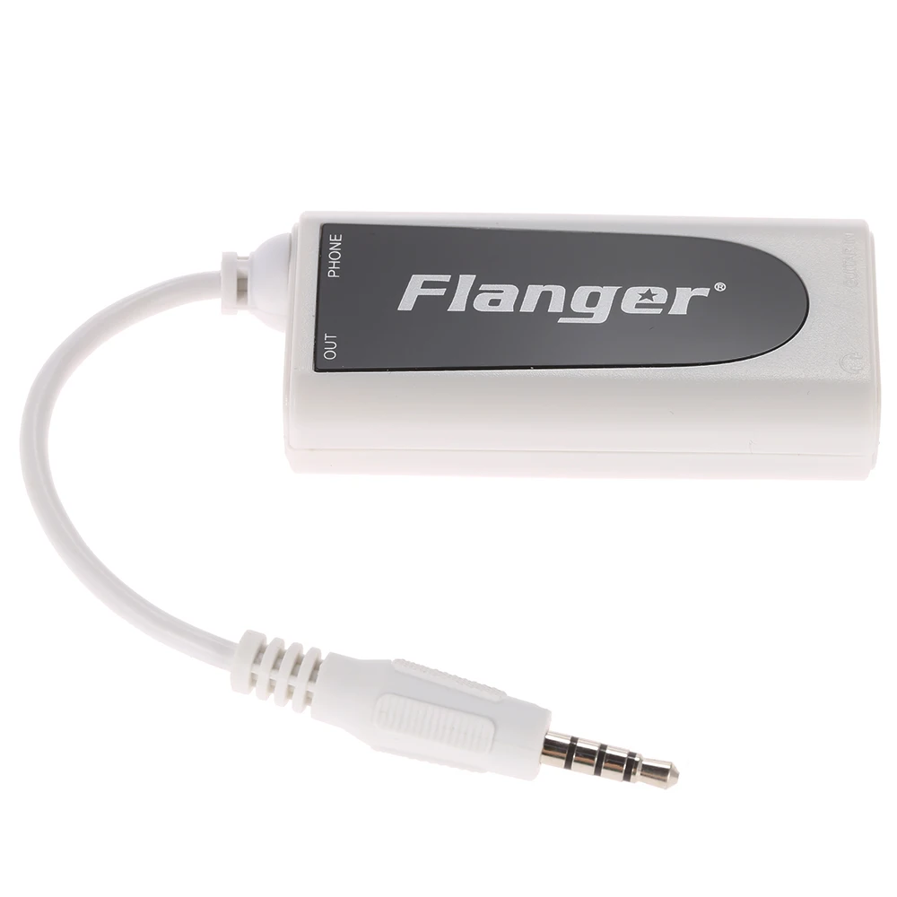 Flanger Fc 21 маленький и изысканный белый бас гитара для Android Apple iPhone iPad iPod Touch