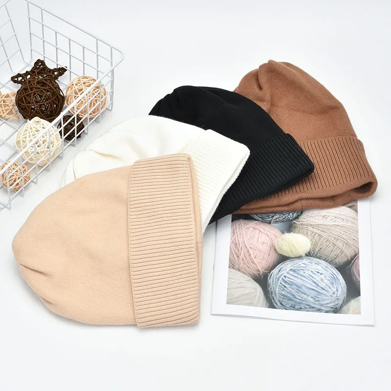 

SLECKTON Knitted Beanie Hats Solid Winter Hat for Women and Men Thick Warm Melon Cap Fashion Girls Boys Skullies Bonnets Unisex