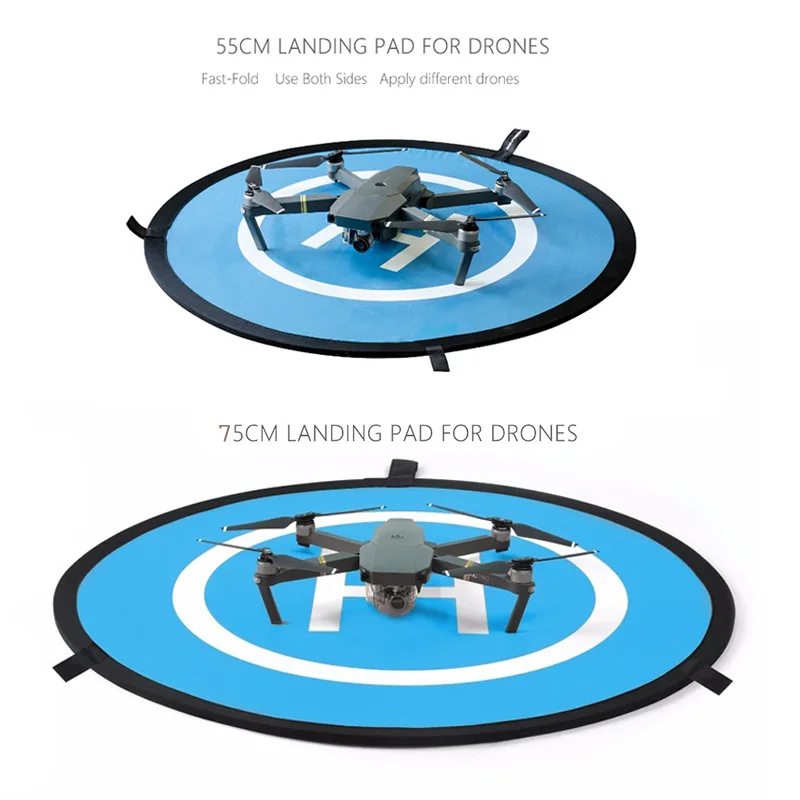 Портативная быстро складывающаяся посадочная площадка для дрона, парковочный фартук 55 см, 110 см, посадочная станция для DJI Mavic Air Eachine, E58, FIMI, X8, SE