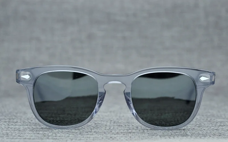 Ацетатные солнцезащитные очки для мужчин от бренда Jonny Depp, винтажные маленькие солнцезащитные очки для женщин, Ретро прозрачные