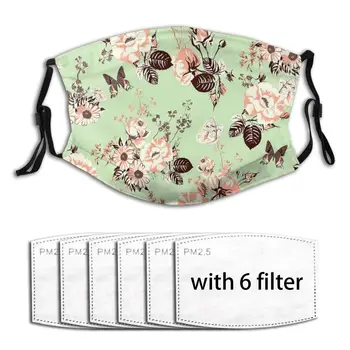 

Beautiful Roses Washable Reusable Anti Haze Mask Filter Face Mouth Mask Men Women Daily Supplies