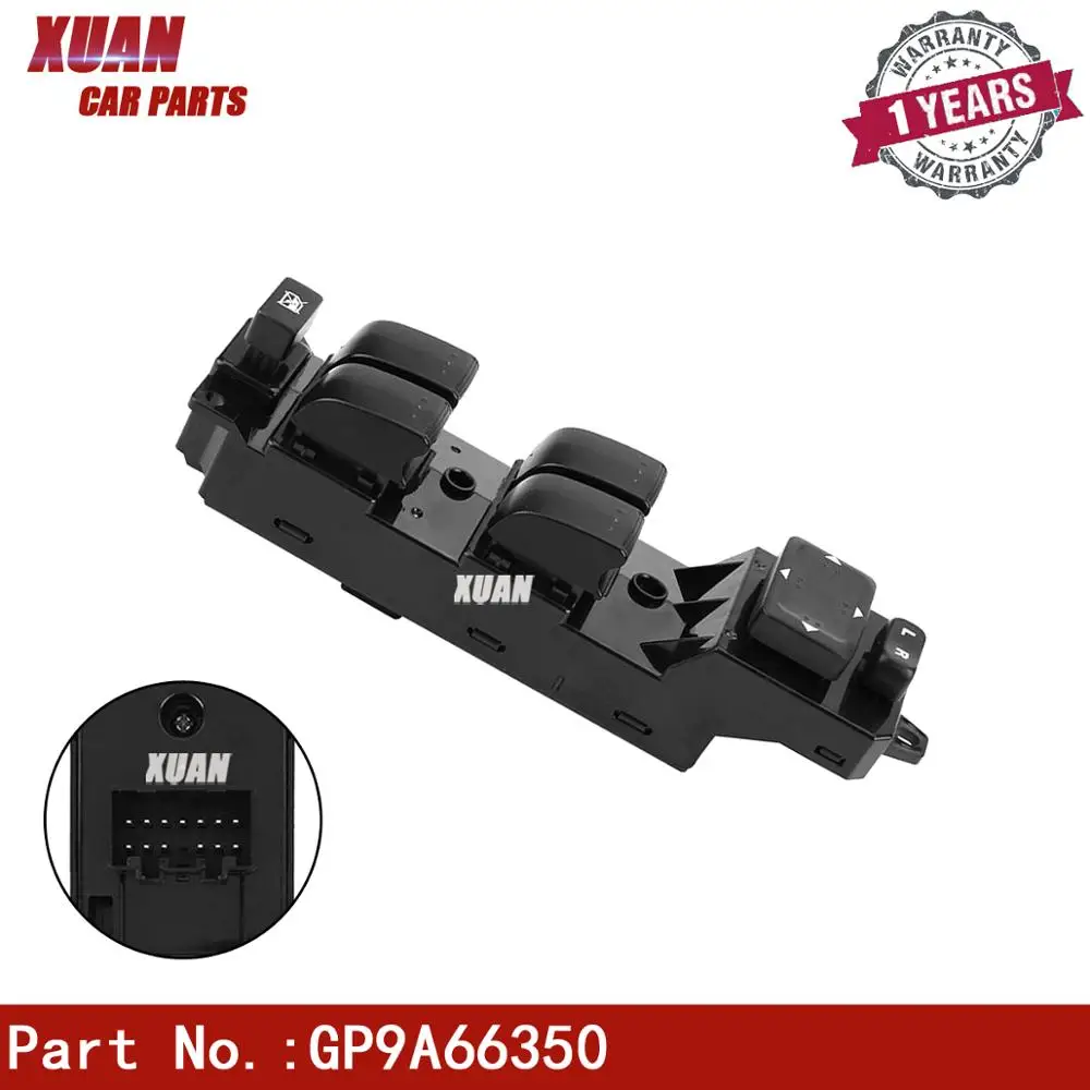 XUAN Car Switches Relays Auto Replacement Parts GP9A66350 For Mazda Speed6 2006 2007 2008 Power Window Switch XUAN Car Switches Relays Auto Replacement Parts GP9A66350 For Mazda Speed6 2006 2007 2008 Power Window Switch
