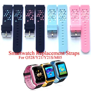 

Replace Straps for Smart Watch Watch Bands Children's Smart Wristband Replacement Silicone Wrist Straps for Q528 M05 Y21 Y21S