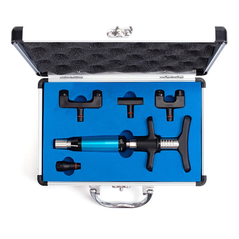 Chiropractic Adjustment Tool, Spine Activator 6 Levels 4 Heads
