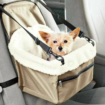 

Small Dogs Cat Dog Booster Seat Dog Car Seats for Pet Car Safe Soft Pet Box DC156