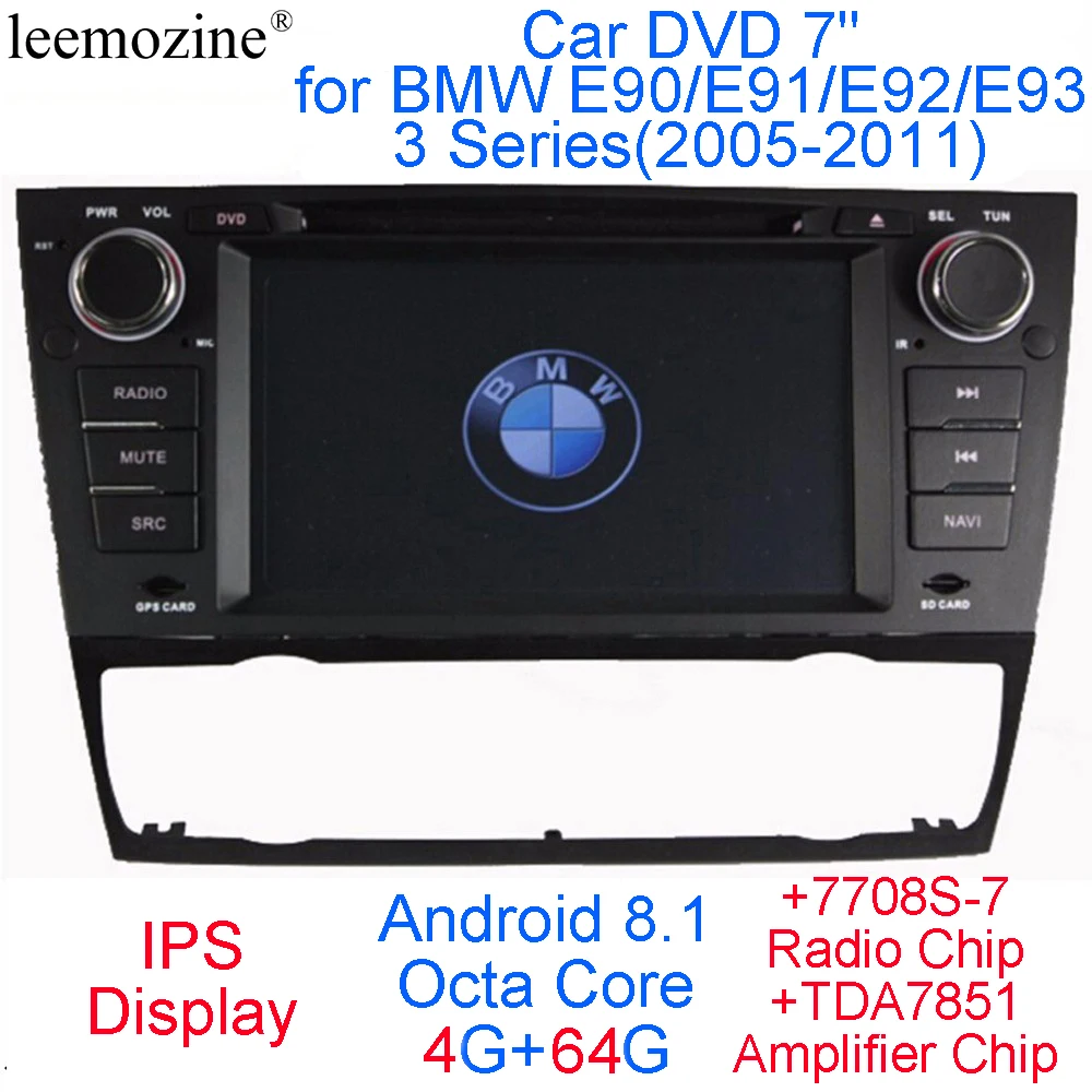 Android 8 1 Восьмиядерный 4 Гб ОЗУ 64 ПЗУ GPS Navi 7 &quotIPS автомобильный dvd плеер для BMW