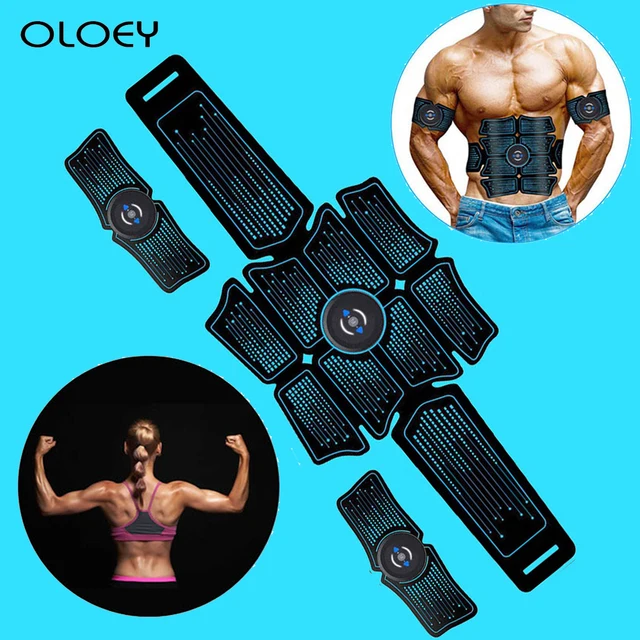 US $28.11 EMS Muscle Electro Stimulator ABS Electrostimulator Abdominal Electric Massager Training Apparatus 