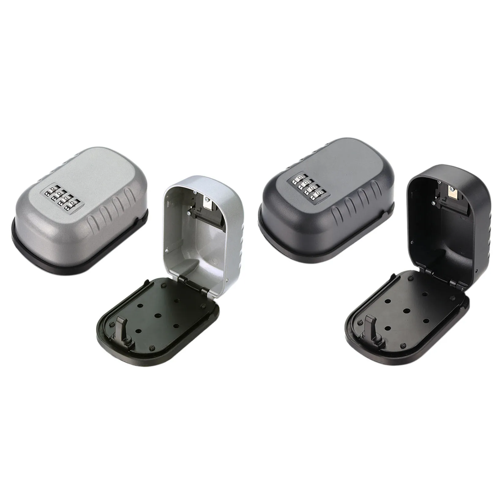 

Key Box Wall Mounted 4 Digit Combination Storage Lock Box with Large Capacity for Home Hotel School and Businesse