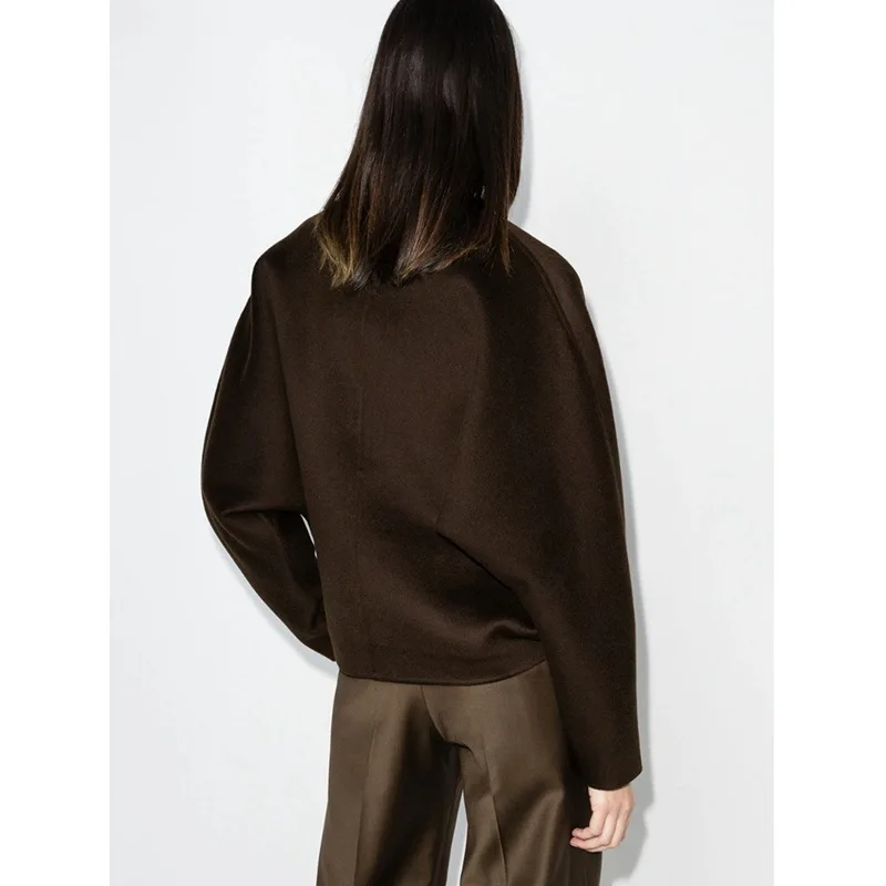 V-neck Long-sleeved Sweater Women 