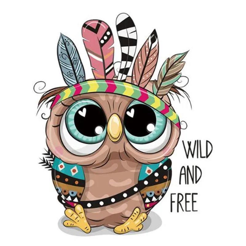 

Patches Owl Chief Transfert Thermique Vetement Clothes Stickers Diy Stranger Things Appliques For Clothing Riverdale Biker Patch