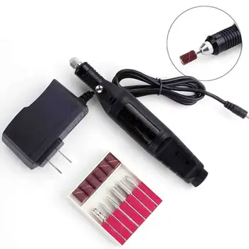 

1 Set 6 Bits Electric Nail Drill Machine For Manicure Power Nail Art Pen Milling Cutter Bits Pedicure Nai File Polish Shape Tool