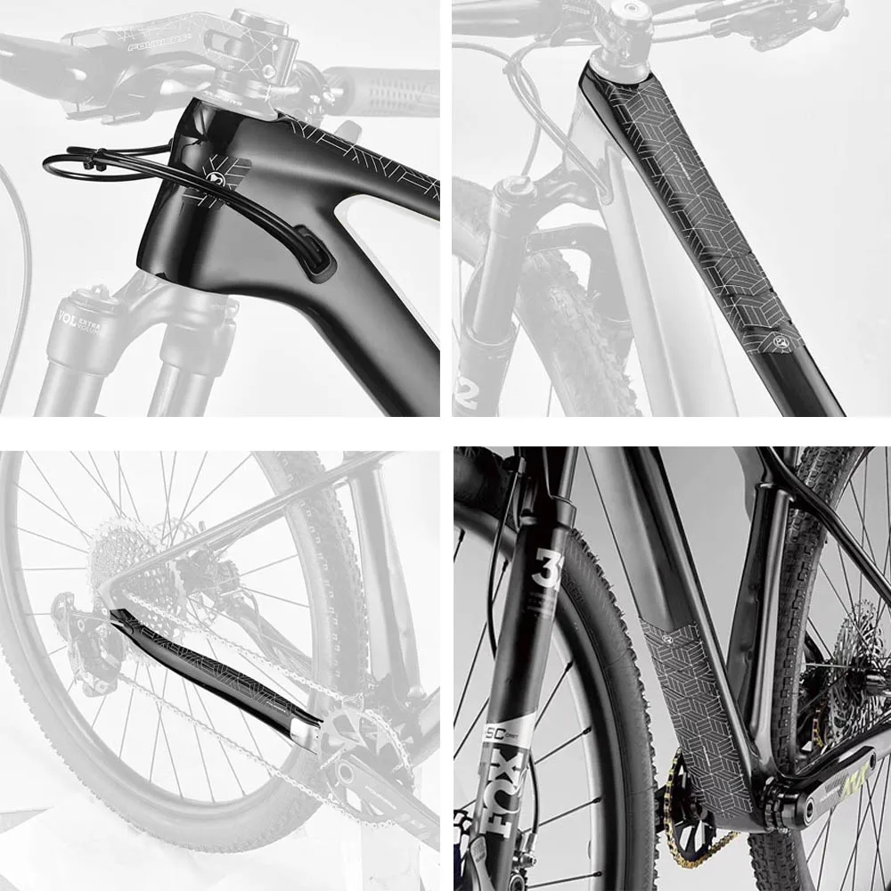 

Frame Protector Cover Chain Stay Stickers Anti Scratch Resistant Bicycle Anti Puncture Protection Bike Accessories