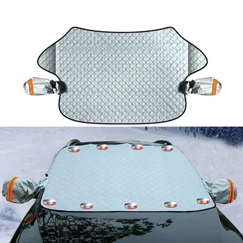 

Car Cover Half Cover Front Windshield Sun Protection Heat Insulated Sunshade Thickened Rain-Proof Winter Snow Cover