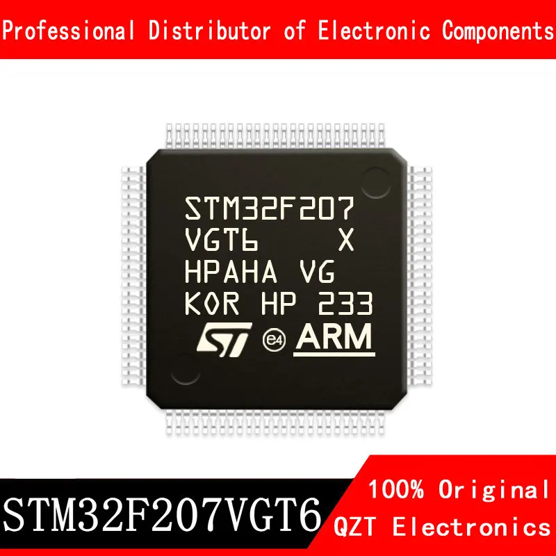stm32f207vet6 stm32f207vct6 stm32f207zgt6 stm32f207zet6 stm32f207vgt6 stm32f207iet6 stm32f207zft6 stm32f207igh6 stm32f207vft6 5pcs/lot new original STM32F207VGT6 STM32F207 QFP-100 microcontroller MCU In Stock