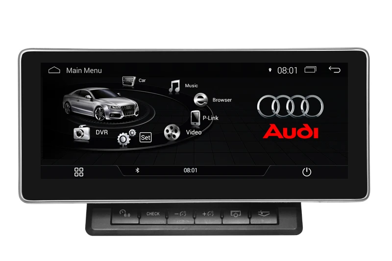 

10.25" Octa core Android 9.0 Car GPS radio Navigation for Audi A6 Q7 2005-2015 with 4G/Wifi DVR OBD mirror link