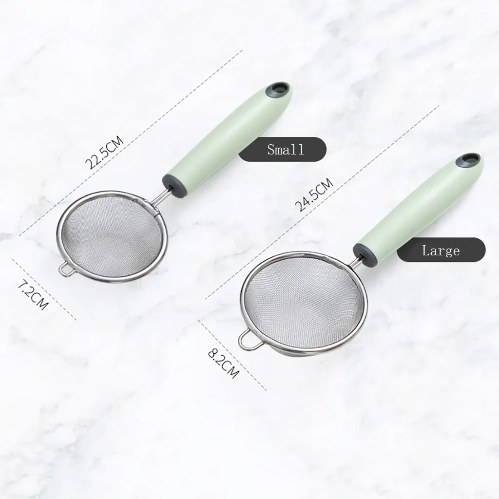 Stainless Steel Multi-Function Filter Spoon Home Kitchen Hot Pot Soup Spoon 2PC