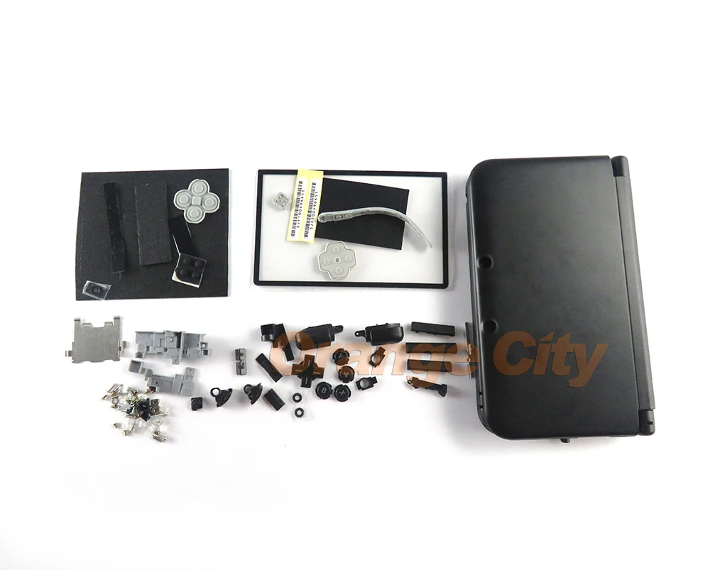 Полный Корпус корпус чехол для 3dsxl 3dsll Серебряный Серый Черный красные синие 3DS