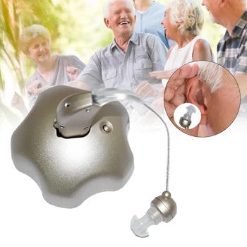 

Rechargeable Sound Amplifier MINI Hearing Aid Aids Device Adjustable Tone Personal Ear Care Tools High Quality Gift