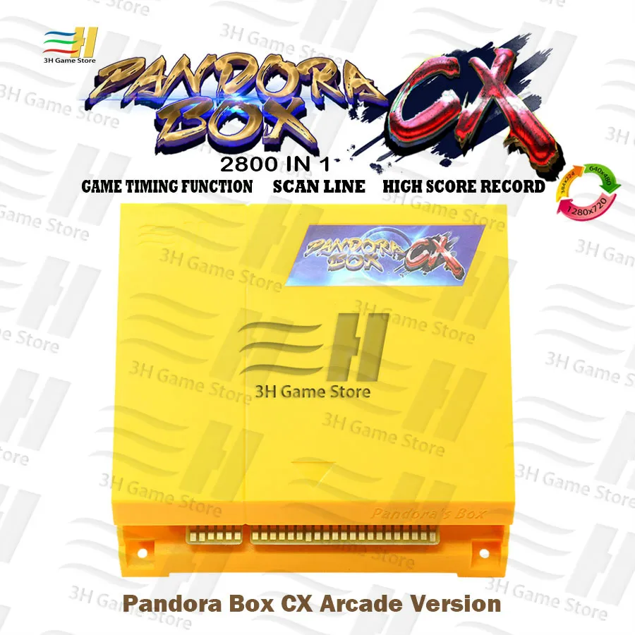 Pandora Box CX 2800 в 1 аркадная версия jamma pcb для аркадной машины VGA CGA HDMI совместимый crt