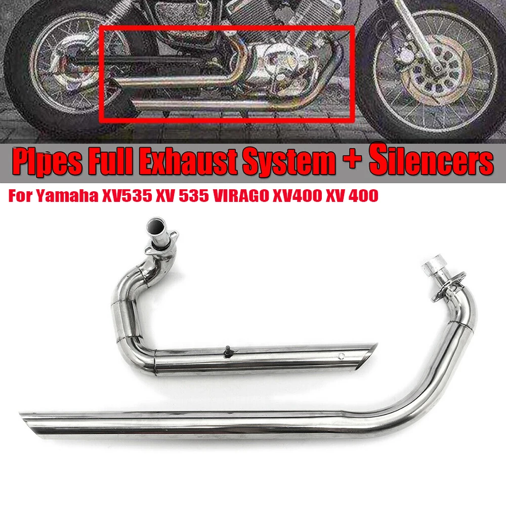ForYamahaViragoXV535XV535XV400XV400MotorcycleExhaustPipe