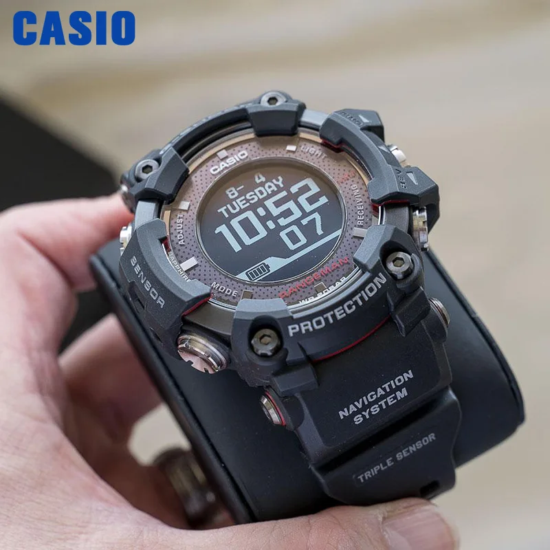 Casio Watch men G SHOCK men watches Triple sensor Bluetooth GPS Radio  Receiver Watch relogio masculino reloj mujerGPR B1000 1|Quartz Watches| -  AliExpress
