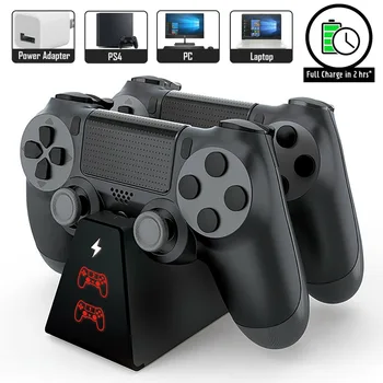 

Fast PS4 Charging Dock Dual Charging Dock with Status Display Screen for PS4/PS4 Slim/PS4 Pro