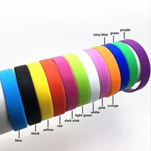 Mixmax 50 шт разноцветные силиконовые браслеты ювелирные изделия натуральные браслеты для детей и взрослых