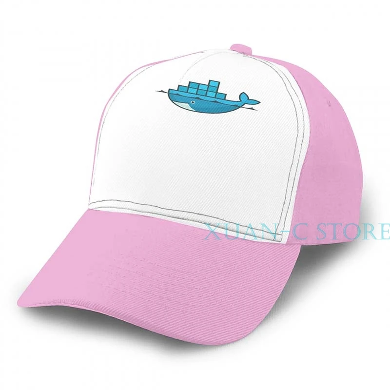 Баскетбольная Кепка Docker(2) мужская и женская модная черная шляпа унисекс с принтом - Цвет: Pink