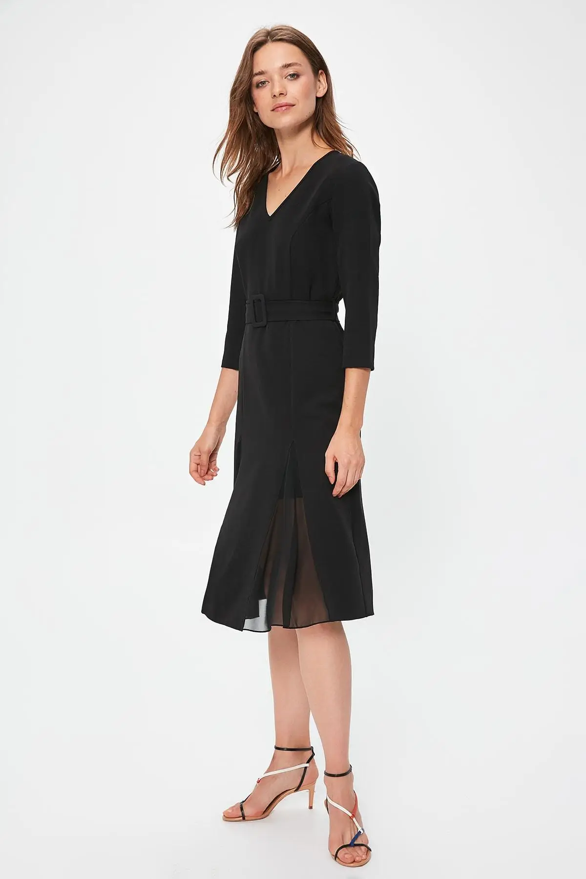 

Trendyol Black Kemerli Dress TWOAW20EL1316