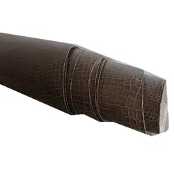 Коричневый с крокодиловым узором, тиснёная воловья кожа ручной работы diy багажный стол и стул Подушка ремень сумка с ремнем материал